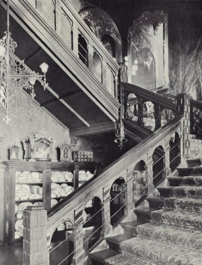 Kensington, Holland House, Hoofdstaircase, c 1607 door English Photographer